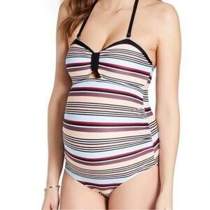 Like New Jessica Simpson Maternity Swimsuit One Piece Bathing Suit M